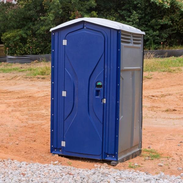 short-term portable toilets are commonly rented for work sites